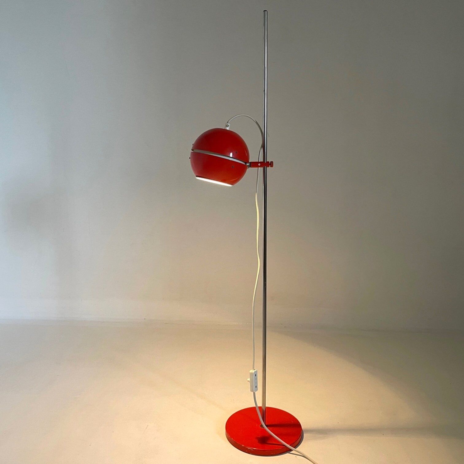 Lampadaire réglable de style spatial des années 1960, Allemagne