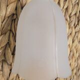 Tulipe en verre satiné