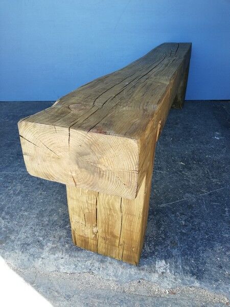 Bench in solid wood