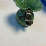 Cerenne Vallauris green pitcher vase