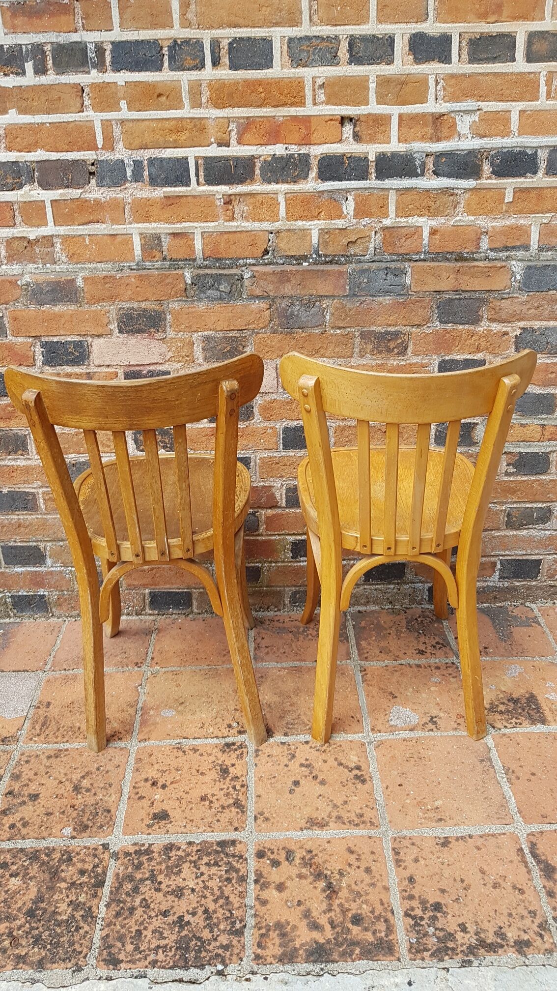 Pair of baumann chairs