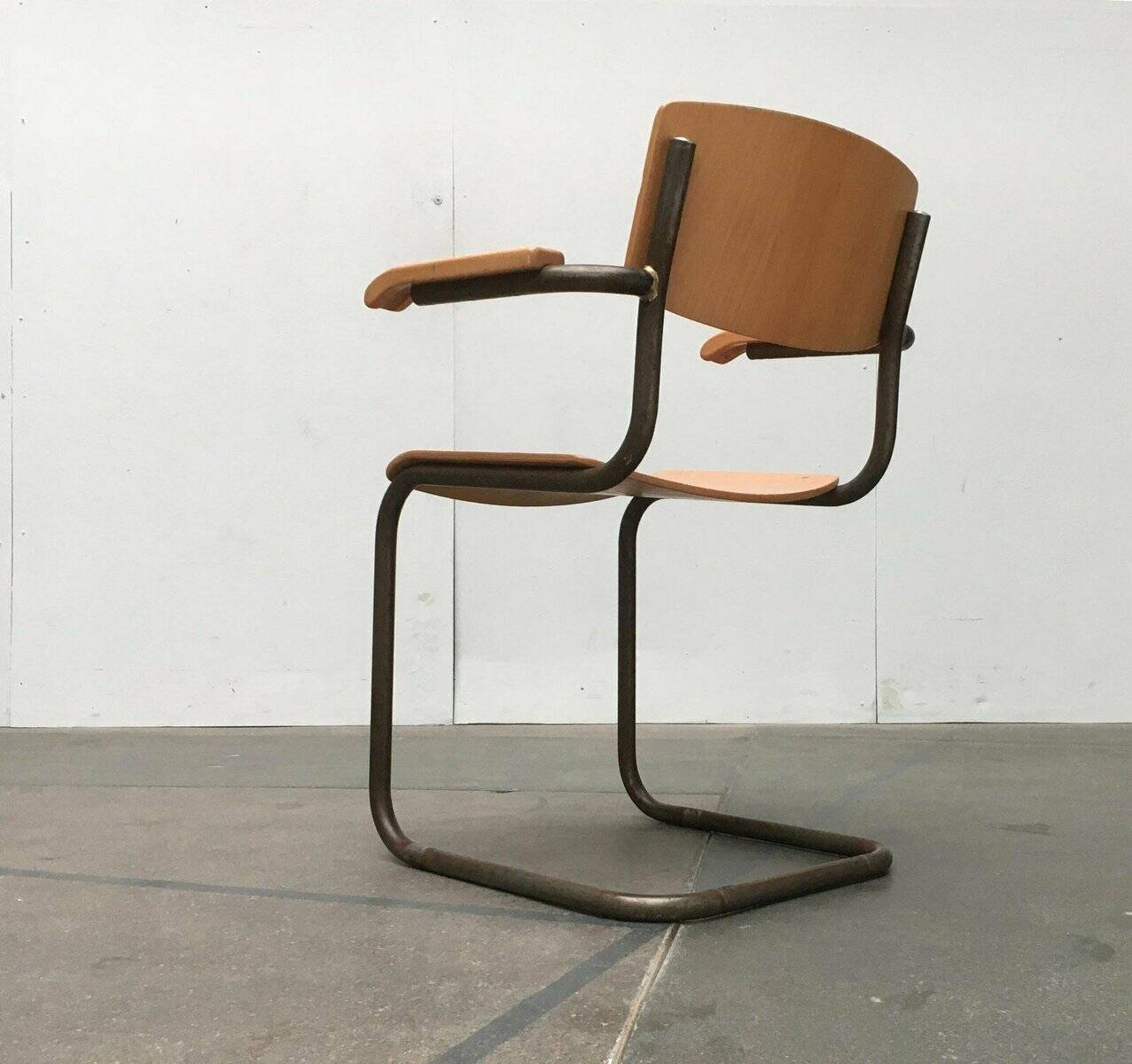 S43F cantilever chair Mid-Century by Mart Stam for Thonet, Germany, 1960s