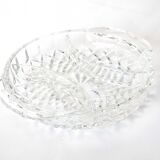 Plat apéritif cristal de Baccarat