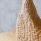 Solid wood ash soliflore hand-carved