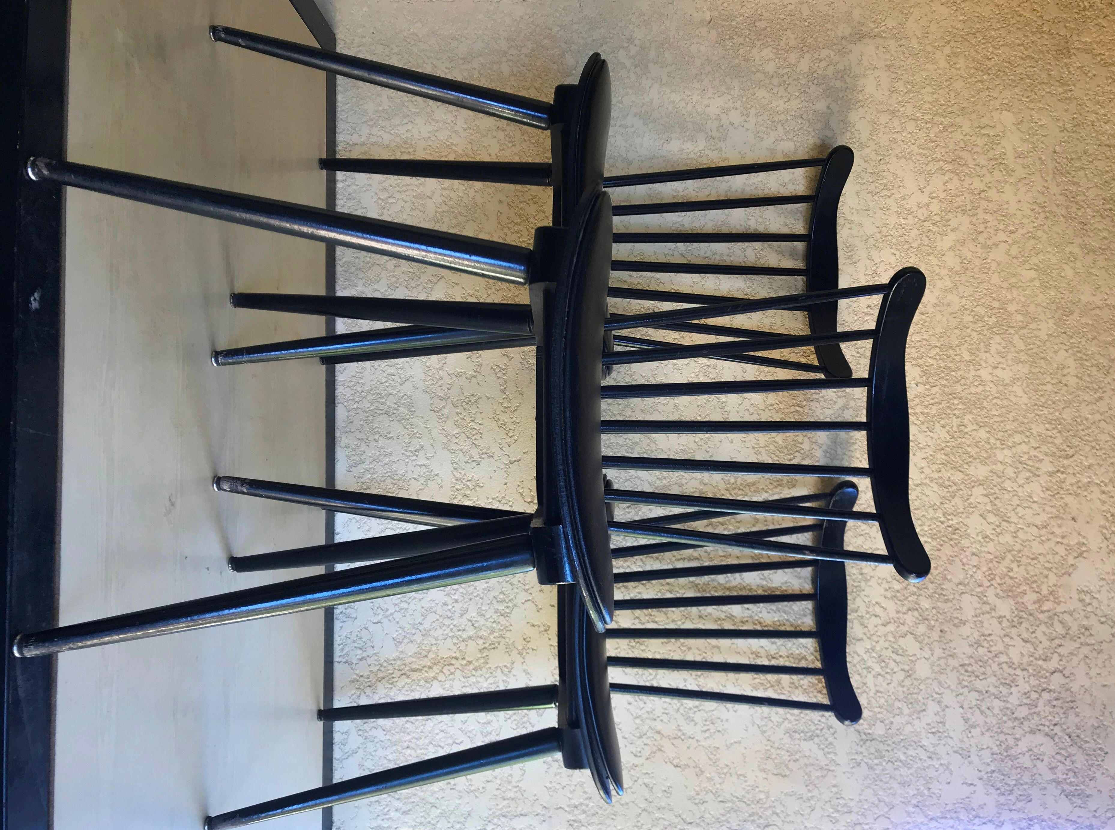 Lot of 3 chairs "Menuet" by Baumann