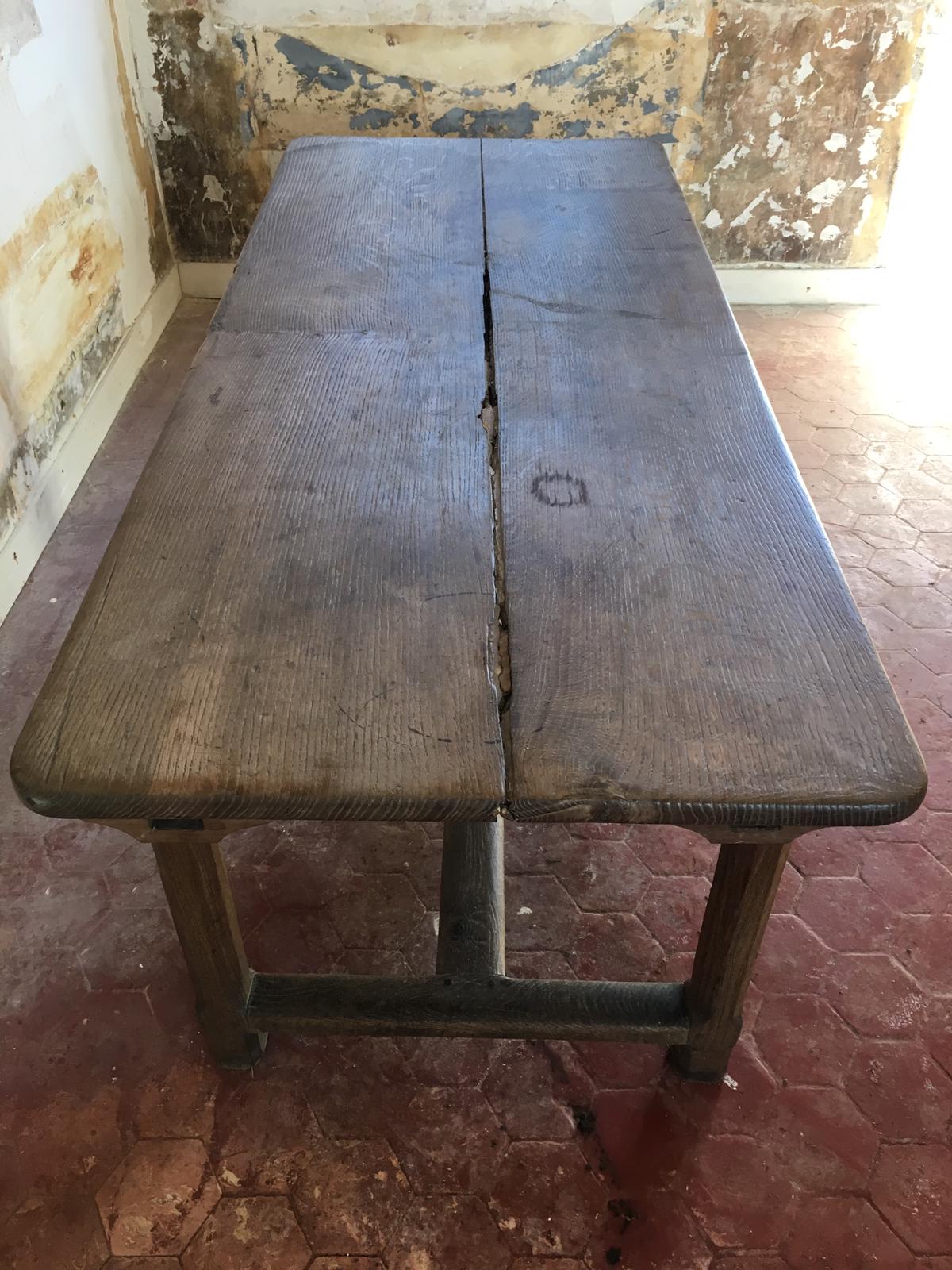 Oak farm table