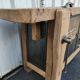 Large industrial workbench elm and metal 2 doors 4 drawers