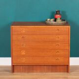 Retro Teak 1960s Danish Chest Of Drawers