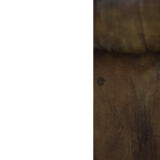 Antique brown leather chesterfield sofa, 1920s