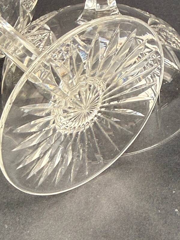 Baccarat, Epron service, set of 6 champagne glasses, lot no. 2