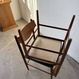 Set of 4 Italian chairs by Gianfranco Frattini.