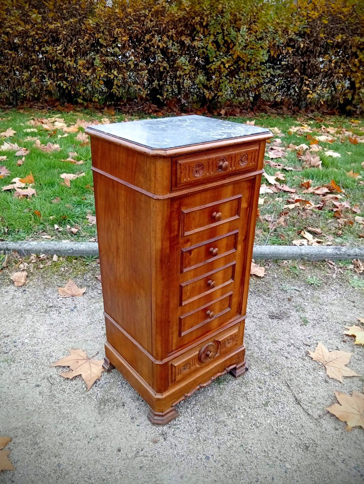 Antique bedside table