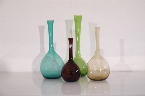 Ensemble de vases soufflés de Artur Percy, Suede 1960
