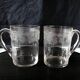 Baccarat pompadour 2 tea glasses crystal