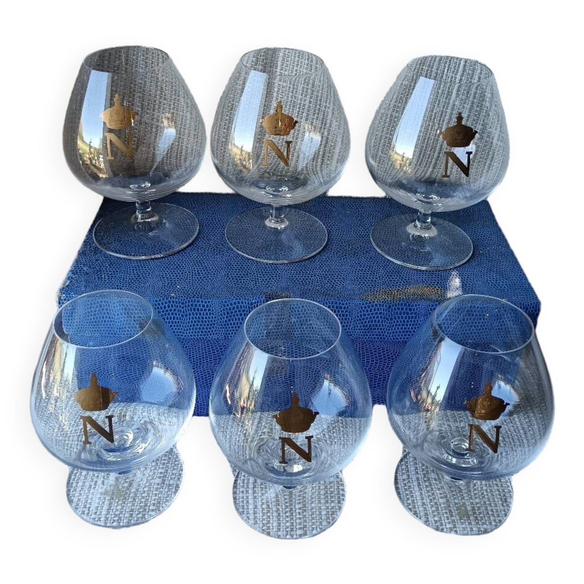 6 verres à Cognac Napoléon.Grand model.