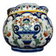 Rouen earthenware flowerpot