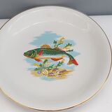 Plate fish service Sarreguemines