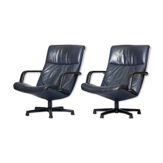 Deux fauteuils F154 de Geoffrey Harcourt pour Artifort