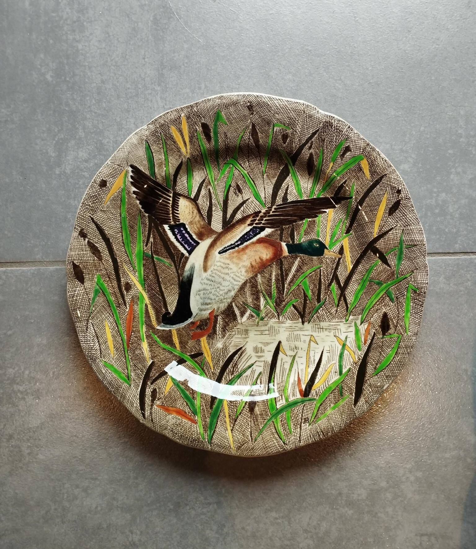 Gien plate - Rambouillet service