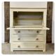 Vintage chest of drawers with 3 drawers and a flap