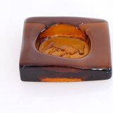 Glass ashtray by Erik Hoglund 1960