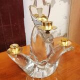 Schneider crystal candlestick - 4 light arms.