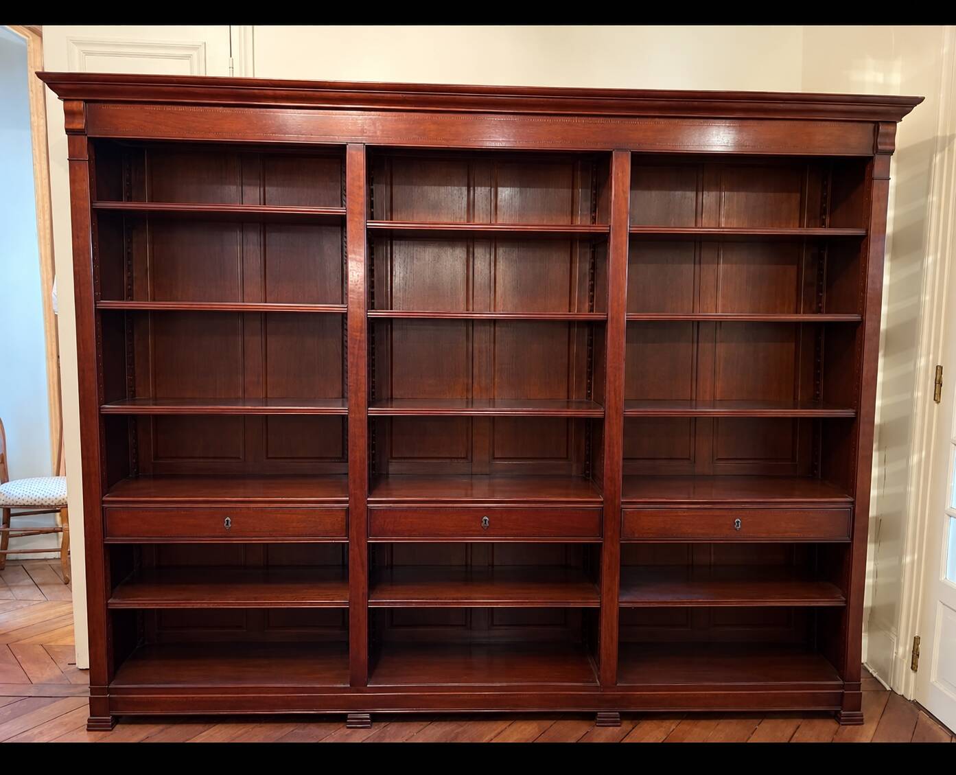 Mahogany library