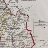 Old map of Isère