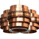 Hanging lamp by Werner Shou for Coronell Electro Denmark 1970s