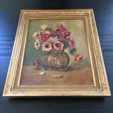 Old bouquet of anemones