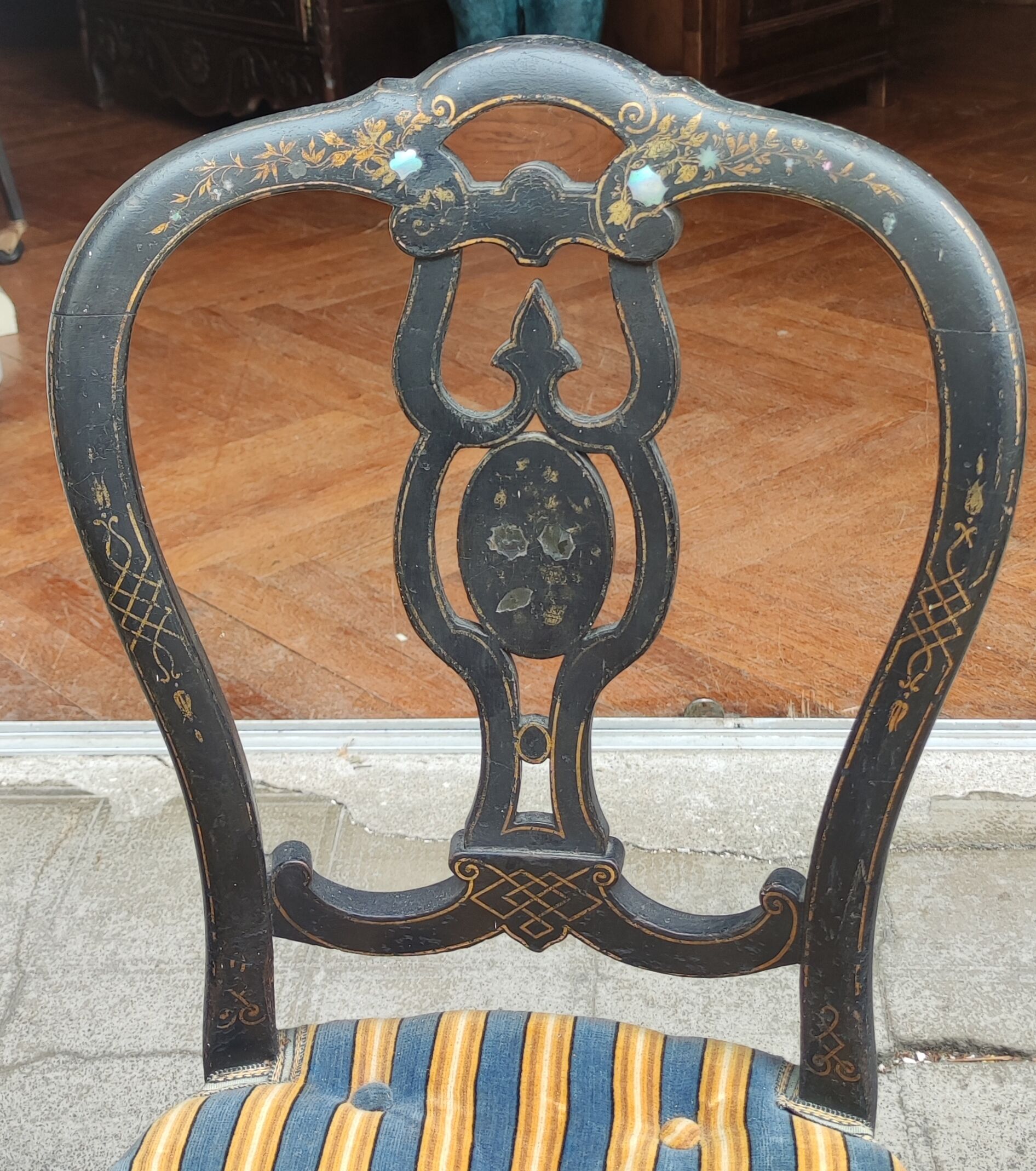 4 Napoleon III chairs