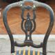 4 Napoleon III chairs