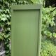Armoire parisienne vitrée art déco 1930 kaki