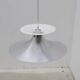 Scandinavian chandelier by MARKSLÖJD in aluminum and opaline, Sweden 1970