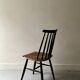 2 chaises scandinave en teck Fanett par Ilmari Tapiovaara, design 1950
