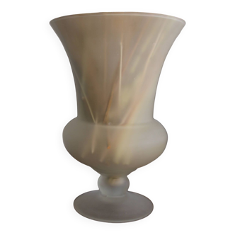 Grand Vase en Verre laiteux