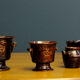 West Germany Cup Set Pottery Art from the 1960s