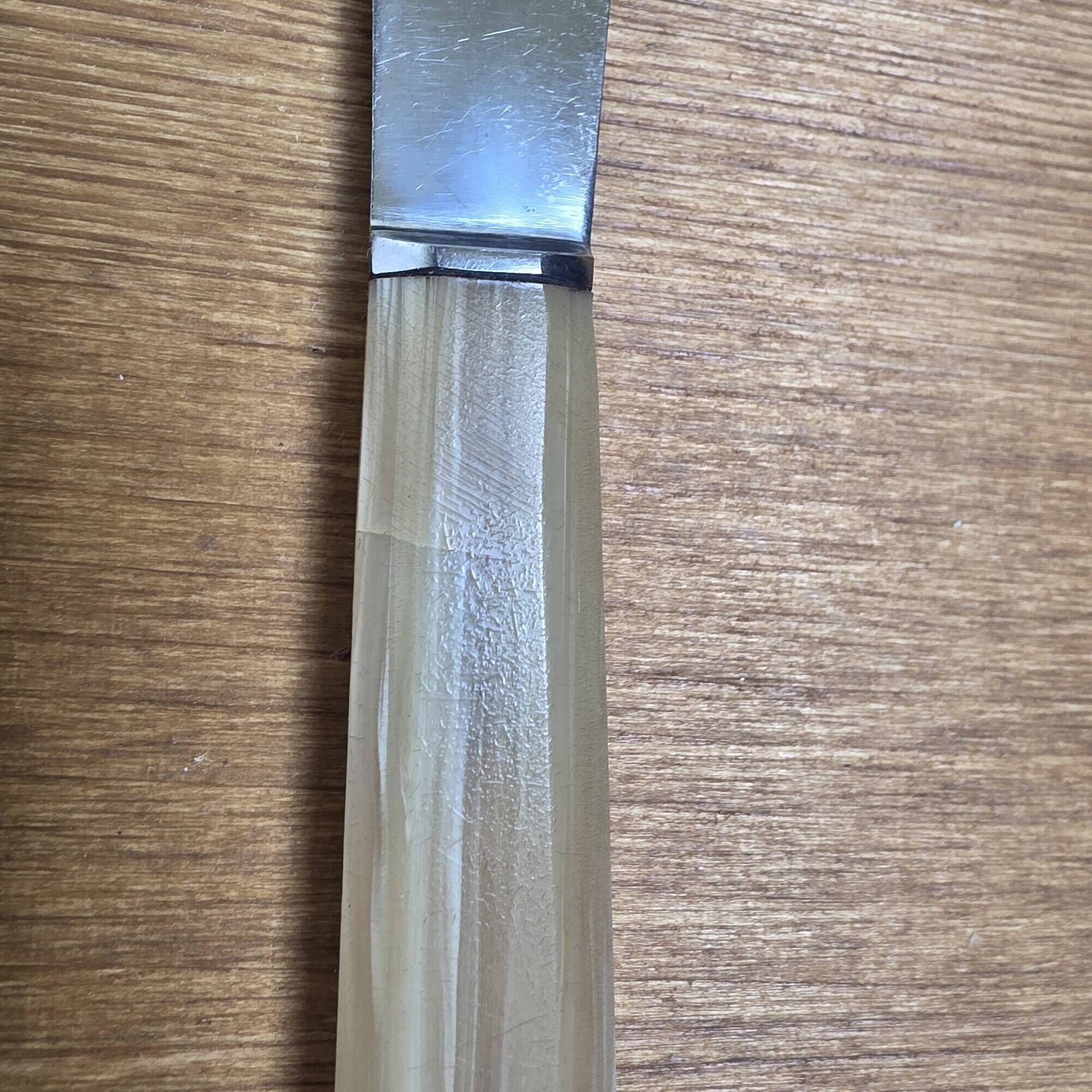 12 vintage knives in a box + 1 butter knife
