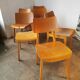 Set of 6 chairs from the 60s