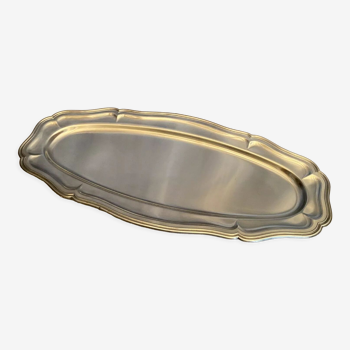 Stainless steel fish dish Louis XV fillet model 59.5 cm