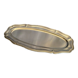 Stainless steel fish dish Louis XV fillet model 59.5 cm