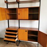 70's Italian modular bookcase
