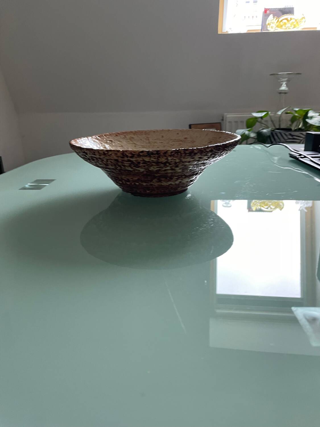 Vintage handmade ceramic bowl