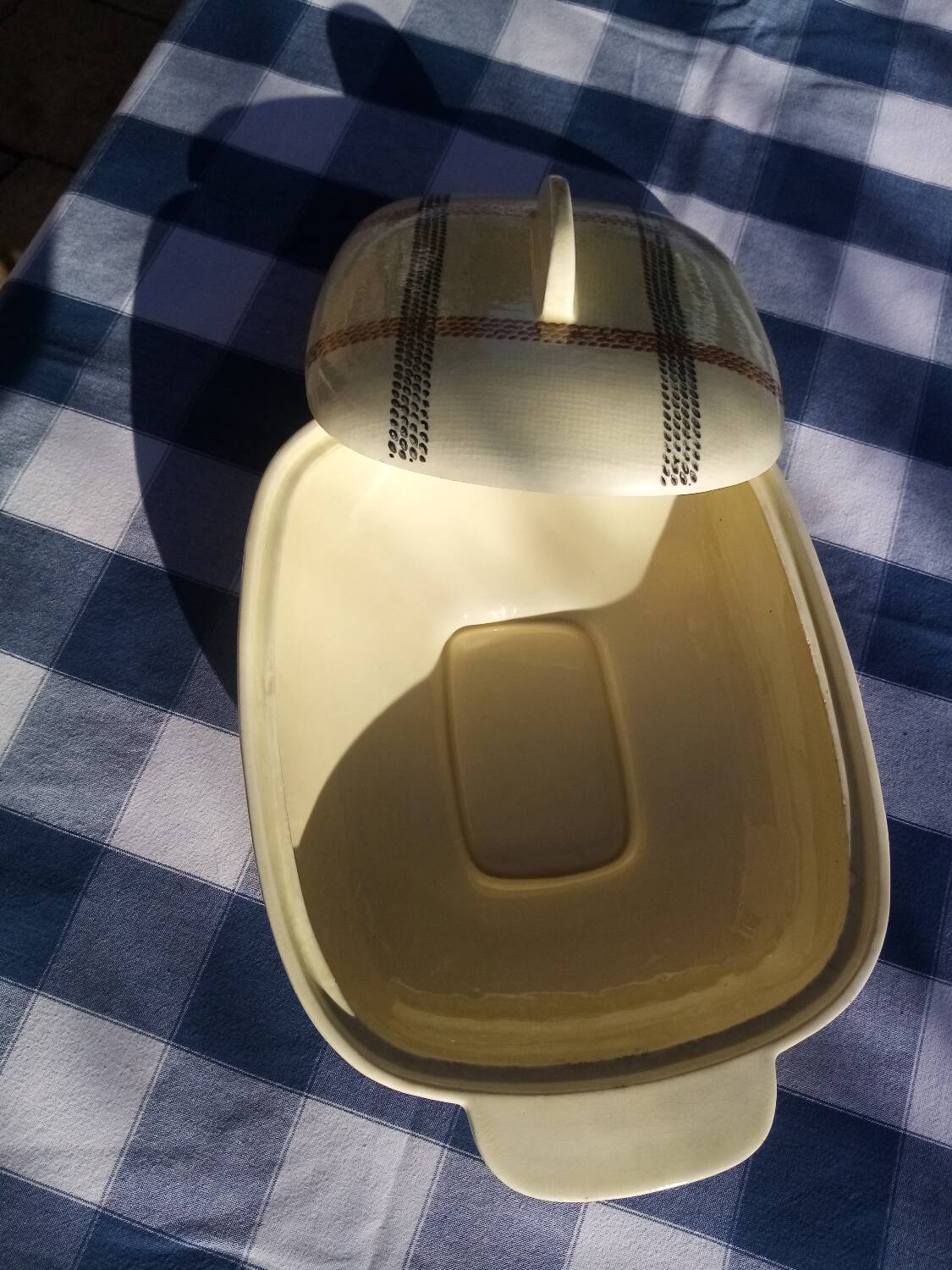 Salins earthenware vegetable tureen