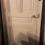 Haussmannian door 83x220.5cm with an old glazed transom frame.