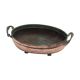 Oval copper planter on vintage feet