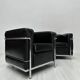 Fauteuils LC2 vintage des années 90 par Le Corbusier et Charlotte Perriand pour Cassina
