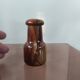 Vintage olive wood condiment service