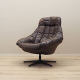 Leather swivel armchair, Danish design, 1960s, designer: H.W. Klein, manufa