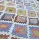 Vintage Turkish hallway rug 100x495 cm
